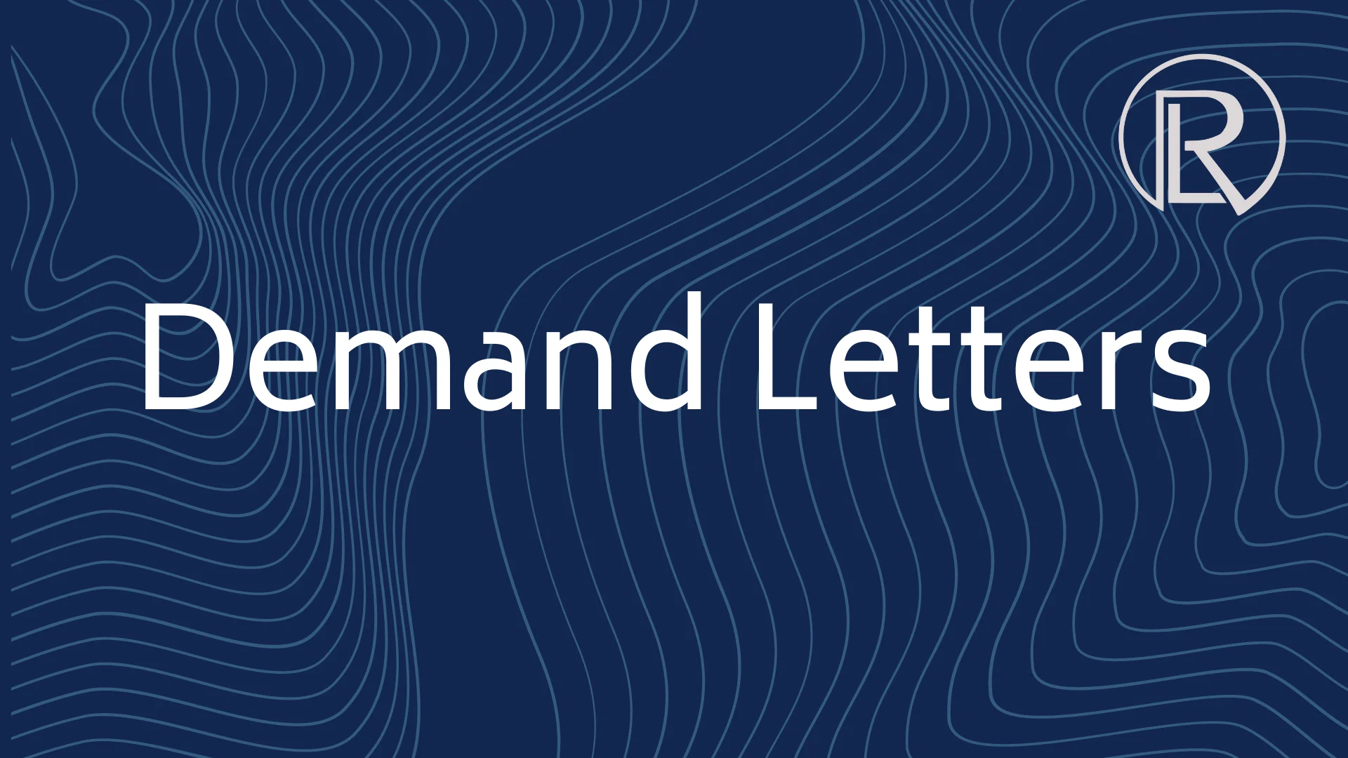 Raich Law PLLC graphic: Demand Letters