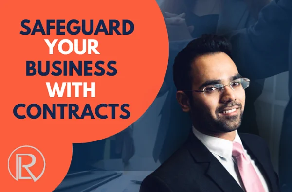 Raich Law PLLC graphic: Safeguard Your Business With Contracts