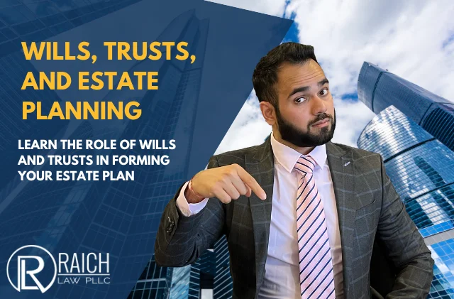Raich Law PLLC graphic: wills, trusts and estate planning in Nevada